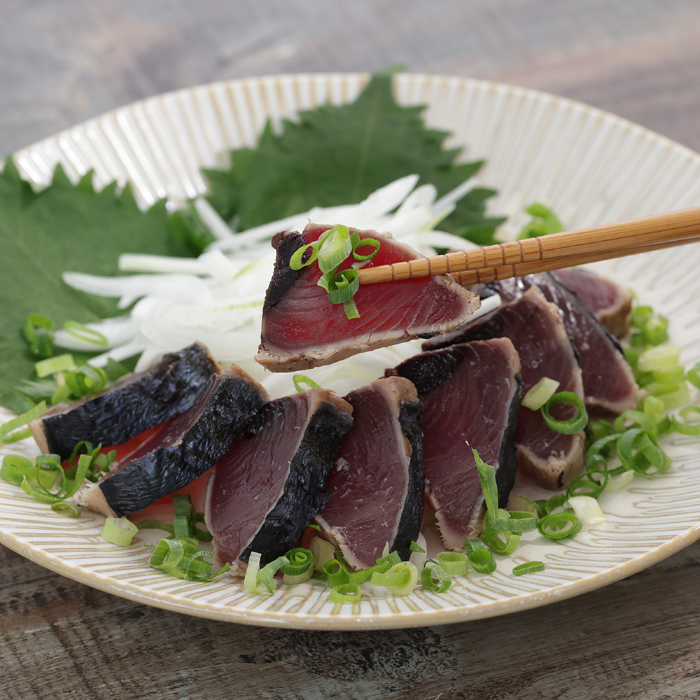 極上藁焼きカツオのタタキ